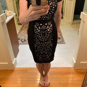 Anthropologie cutout littler black dress